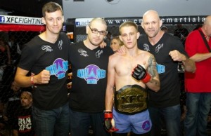 Jacob Mahony with team